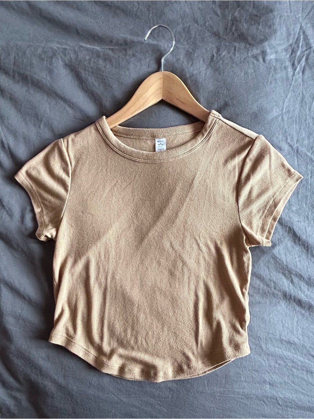 Old Navy Ribbed Short Sleeve Crop Tee